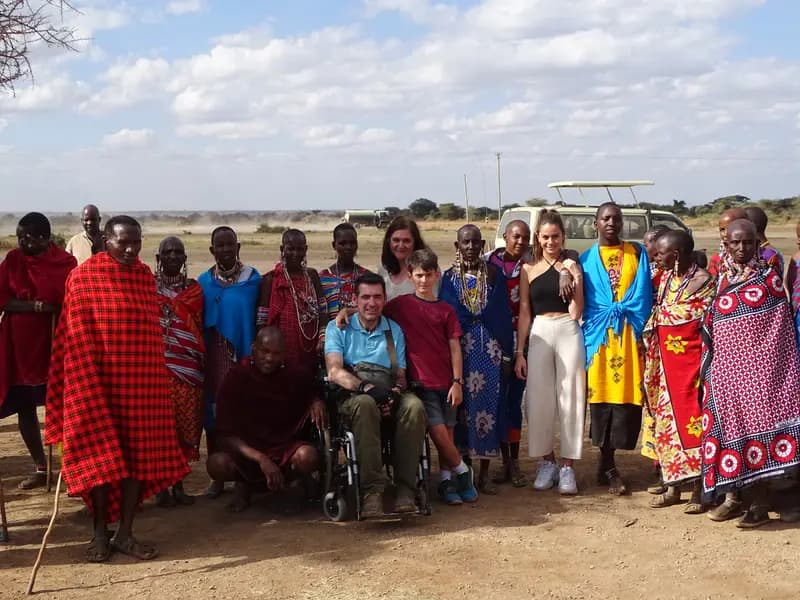 Safari accesible por Kenia en silla de ruedas